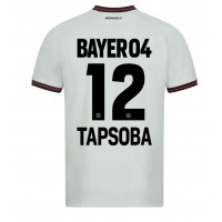 Bayer Leverkusen Edmond Tapsoba #12 Gostujuci Dres 2023-24 Kratak Rukav